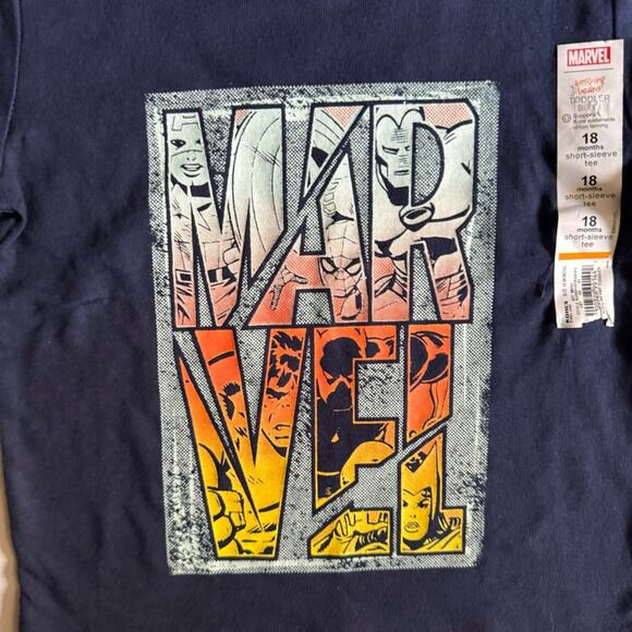 Jumping Beans Baby Boy Marvel Comic Short Sleeve Crew Neck Sz 18M NWT - Picture 4 of 7
